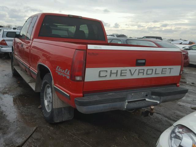 1GCEK19K7SE148131 - 1995 CHEVROLET GMT-400 K1 RED photo 3