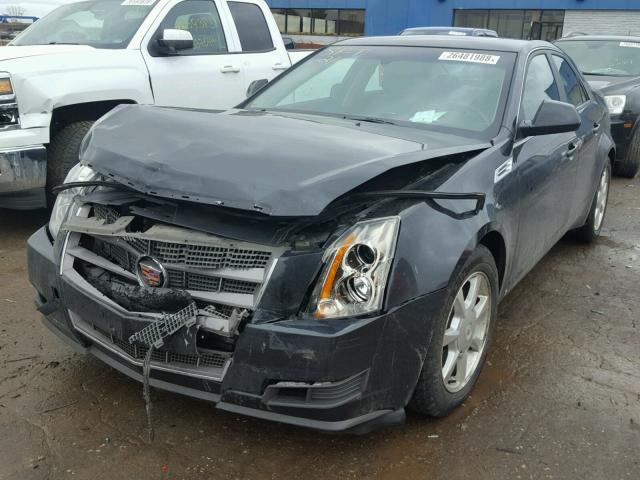 1G6DJ577490145430 - 2009 CADILLAC CTS BLACK photo 2