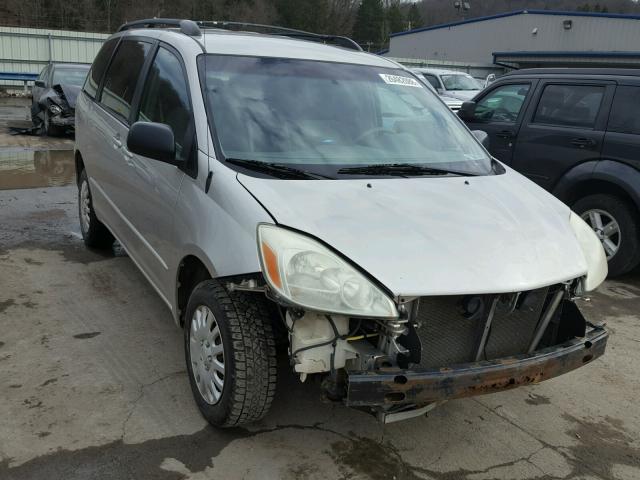 5TDZA23C04S076097 - 2004 TOYOTA SIENNA CE SILVER photo 1