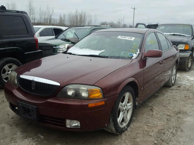 1LNHM87A4YY844720 - 2000 LINCOLN LS 红色 照片 2