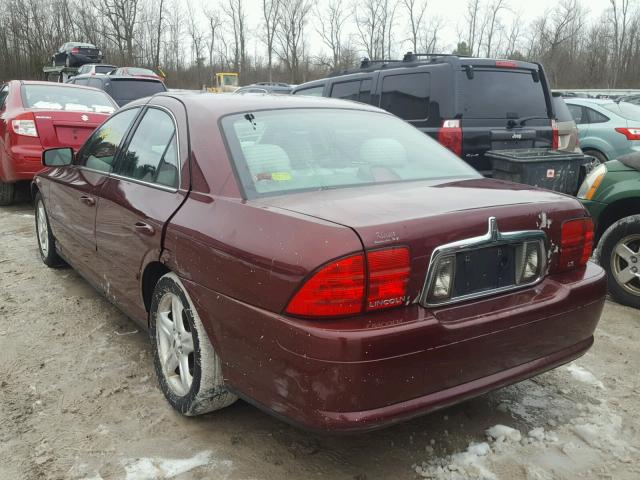 1LNHM87A4YY844720 - 2000 LINCOLN LS RED photo 3