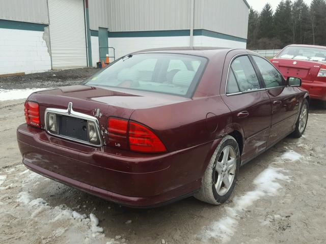 1LNHM87A4YY844720 - 2000 LINCOLN LS 红色 照片 4