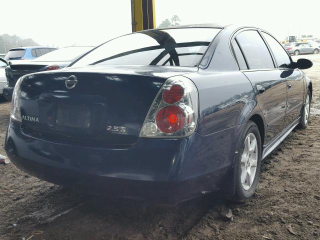 1N4AL11D65C132906 - 2005 NISSAN ALTIMA S BLUE photo 4