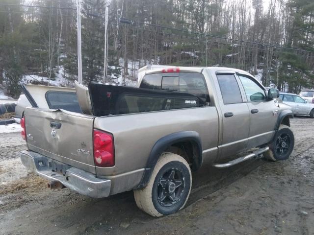 3D7KS28DX8G233421 - 2008 DODGE RAM 2500 S GRAY photo 4