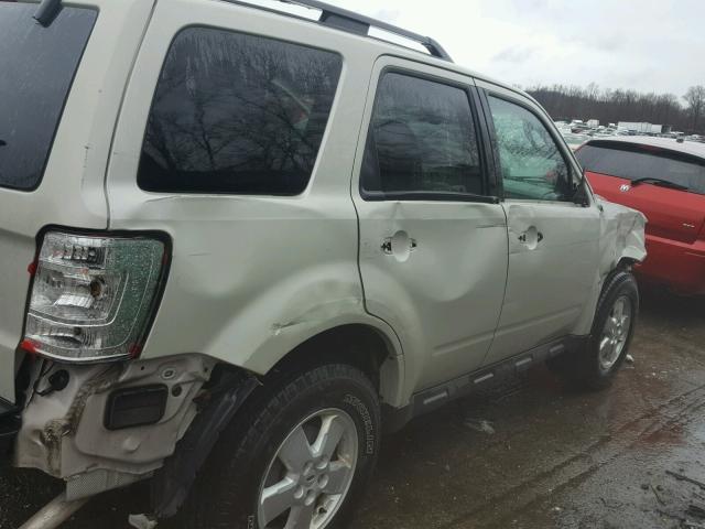 1FMCU03729KC85288 - 2009 FORD ESCAPE XLT SILVER photo 9