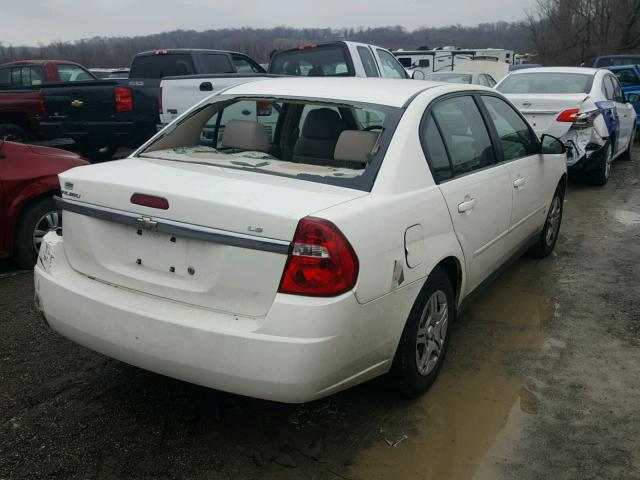 1G1ZS58FX7F107905 - 2007 CHEVROLET MALIBU LS თეთრი ფოტო 4