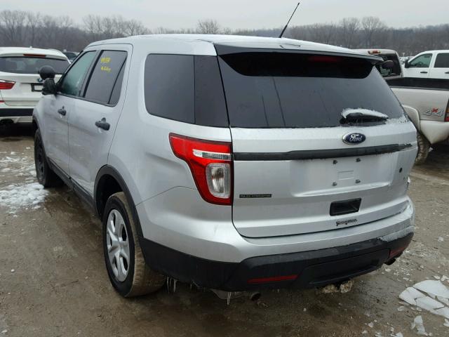 1FM5K8AR2FGA21312 - 2015 FORD EXPLORER P SILVER photo 3