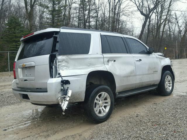 1GNSKBKC8GR104383 - 2016 CHEVROLET TAHOE K150 SILVER photo 4