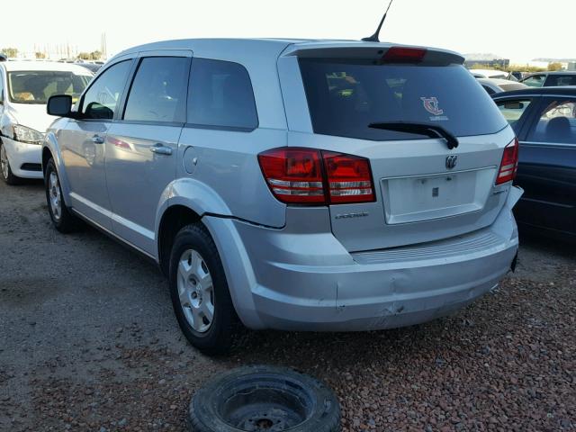 3D4PG4FB9AT269745 - 2010 DODGE JOURNEY SE SILVER photo 3