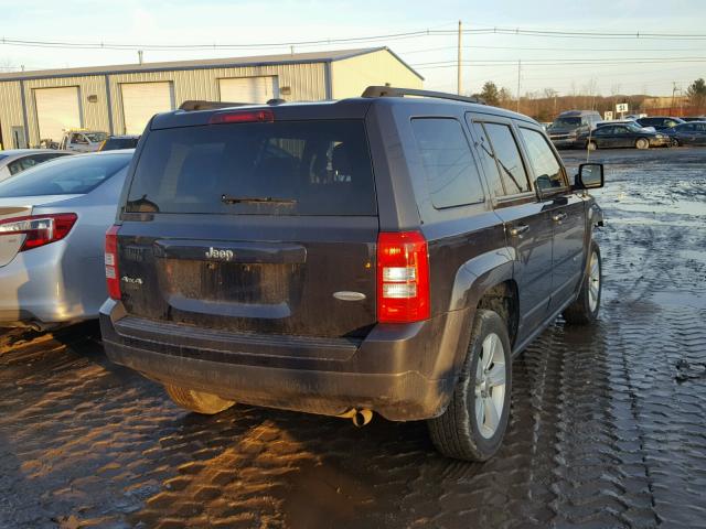 1C4NJRFB9ED908351 - 2014 JEEP PATRIOT LA BLACK photo 4