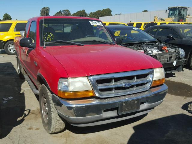 1FTYR14VXXPB60831 - 1999 FORD RANGER SUP RED photo 1