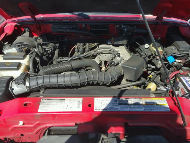 1FTYR14VXXPB60831 - 1999 FORD RANGER SUP RED photo 7