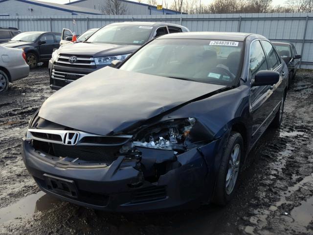 1HGCM56376A184387 - 2006 HONDA ACCORD SE BLUE photo 2