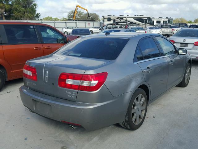 3LNHM28T28R624729 - 2008 LINCOLN MKZ GRAY photo 4