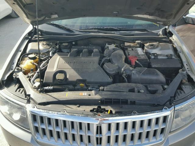 3LNHM28T28R624729 - 2008 LINCOLN MKZ GRAY photo 7