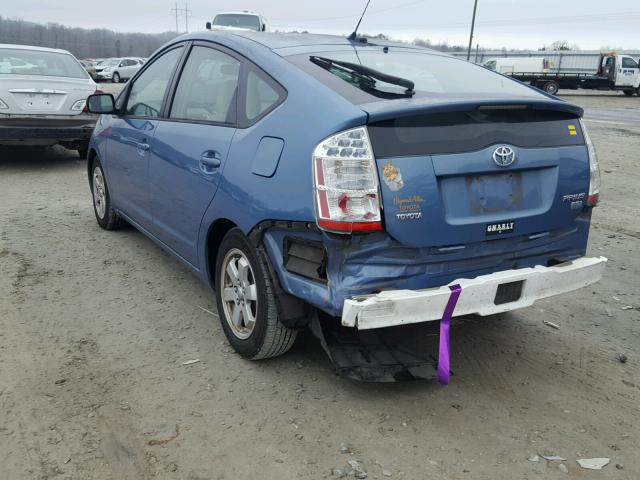 JTDKB20U063138985 - 2006 TOYOTA PRIUS BLUE photo 3