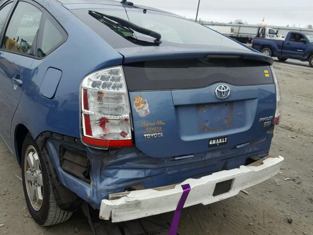 JTDKB20U063138985 - 2006 TOYOTA PRIUS BLUE photo 9