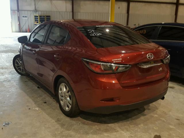 3MYDLBZV7GY124383 - 2016 TOYOTA SCION IA RED photo 3