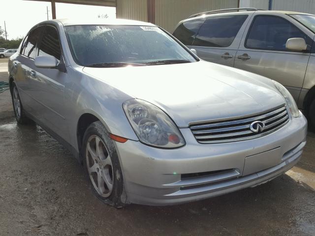 JNKCV51E53M325468 - 2003 INFINITI G35 SILVER photo 1