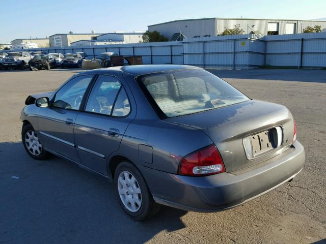 3N1CB51D3YL353873 - 2000 NISSAN SENTRA BAS GRAY photo 3