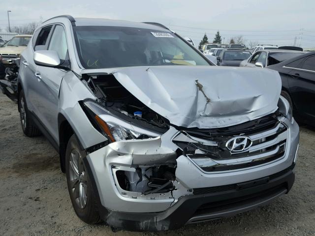 5XYZUDLB7GG373699 - 2016 HYUNDAI SANTA FE S SILVER photo 1