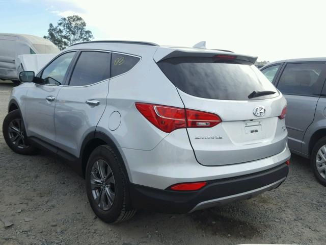 5XYZUDLB7GG373699 - 2016 HYUNDAI SANTA FE S SILVER photo 3