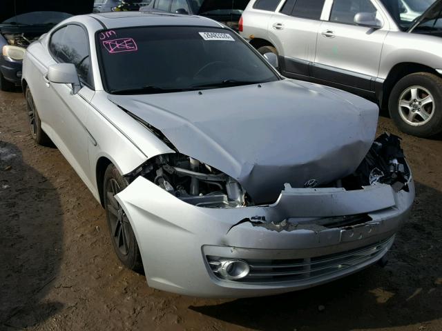 KMHHM66D57U261272 - 2007 HYUNDAI TIBURON GS SILVER photo 1