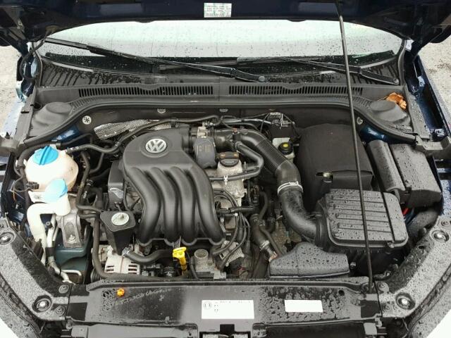 3VW2K7AJXDM311664 - 2013 VOLKSWAGEN JETTA BASE ლურჯი ფოტო 7