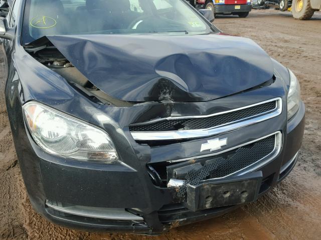 1G1ZC5E16BF213377 - 2011 CHEVROLET MALIBU 1LT BLACK photo 9