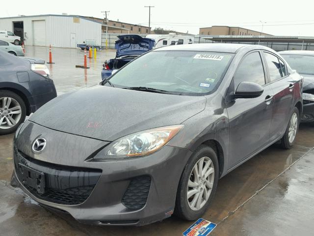 JM1BL1V78C1653458 - 2012 MAZDA 3 I GRAY photo 2