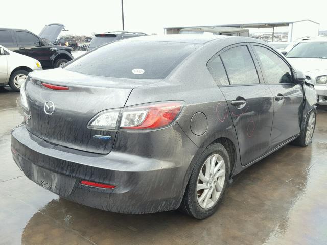 JM1BL1V78C1653458 - 2012 MAZDA 3 I GRAY photo 4