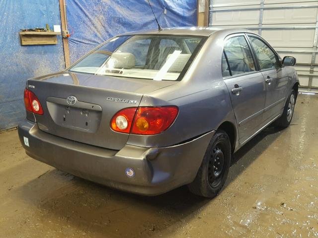 1NXBR32EX3Z046839 - 2003 TOYOTA COROLLA CE GRAY photo 4