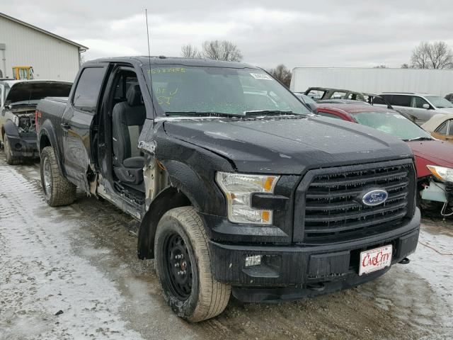 1FTEW1EG4FFA06650 - 2015 FORD F150 SUPER BLACK photo 1