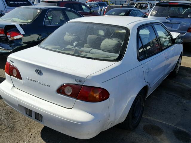 1NXBR12E91Z545178 - 2001 TOYOTA COROLLA CE WHITE photo 4