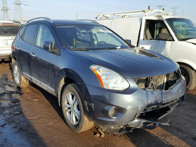 JN8AS5MV2CW702859 - 2012 NISSAN ROGUE S GRAY photo 1