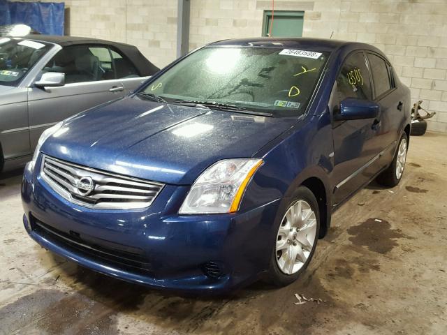 3N1AB6AP3AL630339 - 2010 NISSAN SENTRA 2.0 BLUE photo 2