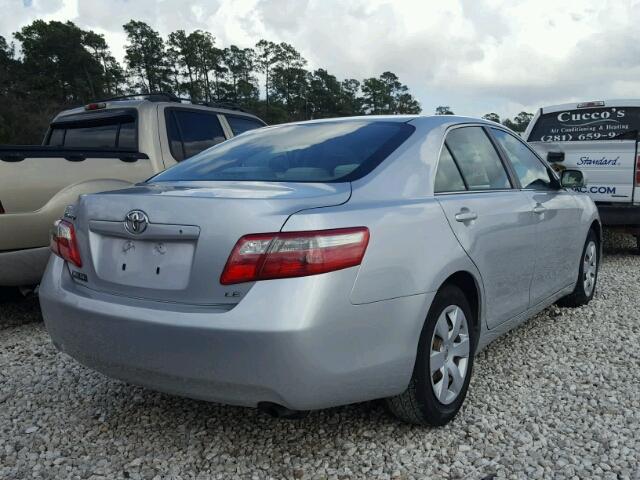 4T1BE46K07U638323 - 2007 TOYOTA CAMRY NEW SILVER photo 4