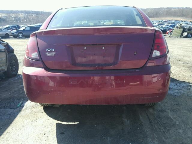 1G8AJ52F05Z114478 - 2005 SATURN ION LEVEL 栗色 照片 9