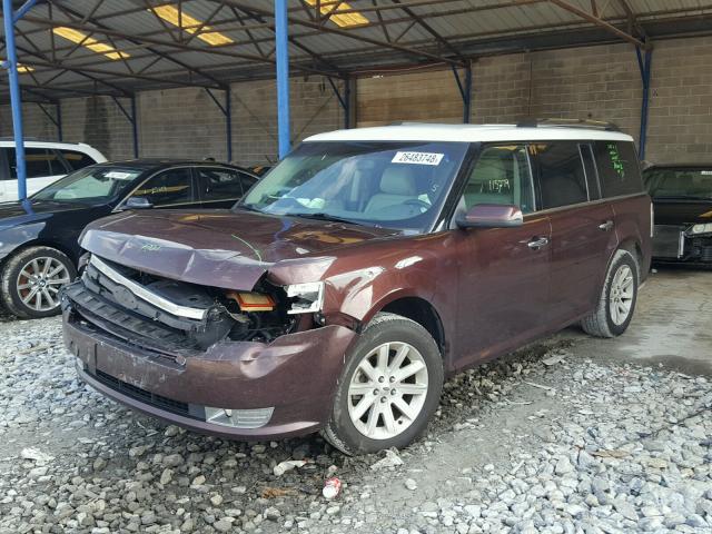 2FMGK5CC1CBD02861 - 2012 FORD FLEX SEL Qəhvəyi foto 2