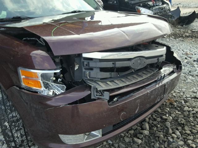 2FMGK5CC1CBD02861 - 2012 FORD FLEX SEL Qəhvəyi foto 9
