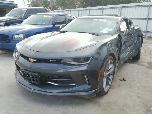 1G1FD1RS8H0175125 - 2017 CHEVROLET CAMARO LT CHARCOAL photo 2