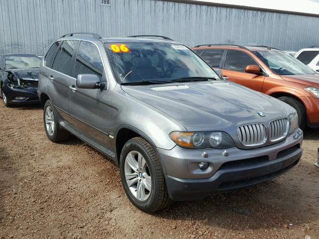 5UXFB53566LV24087 - 2006 BMW X5 4.4I GRAY photo 1