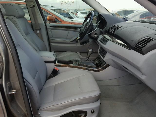 5UXFB53566LV24087 - 2006 BMW X5 4.4I GRAY photo 5