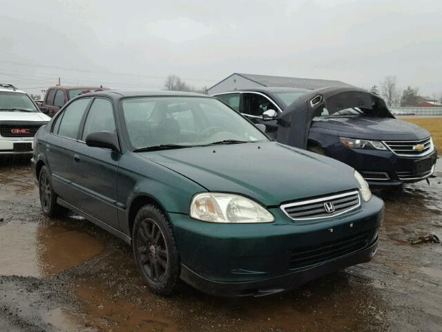 2HGEJ6612YH566529 - 2000 HONDA CIVIC BASE GREEN photo 1