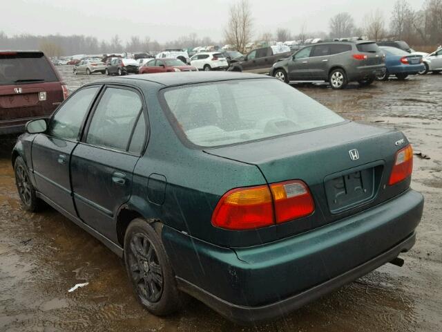 2HGEJ6612YH566529 - 2000 HONDA CIVIC BASE 绿色 照片 3