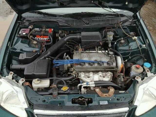 2HGEJ6612YH566529 - 2000 HONDA CIVIC BASE 绿色 照片 7