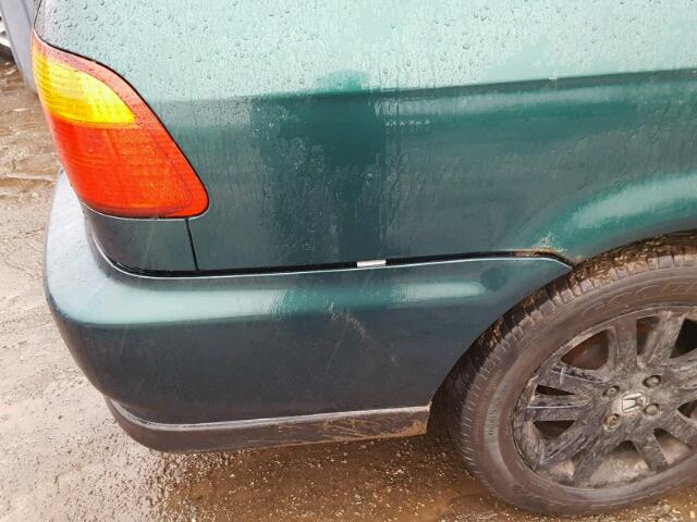 2HGEJ6612YH566529 - 2000 HONDA CIVIC BASE 绿色 照片 9