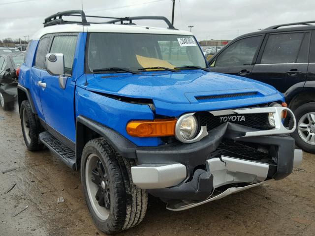 JTEBU11F170009771 - 2007 TOYOTA FJ CRUISER BLUE photo 1