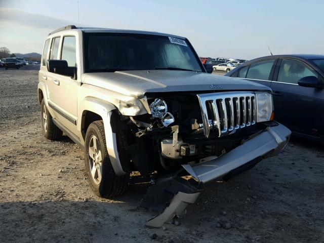 1J8HG48N48C241570 - 2008 JEEP COMMANDER GRAY photo 1