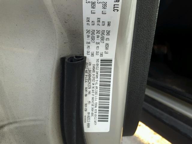 1J8HG48N48C241570 - 2008 JEEP COMMANDER 灰色 照片 10